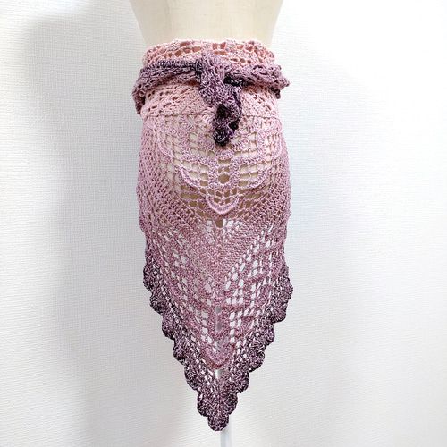 ショール 三角ショール ストール バレエショール コットン