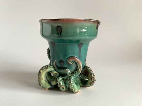 16世紀　高麗青磁鉢　幅約17.7㎝　木箱付　タコチ　東さ7-0424☆2F 専用 16世紀 高麗青磁 陽刻 鉢 トヒサエ 東さ7-0721☆2F 専用 16