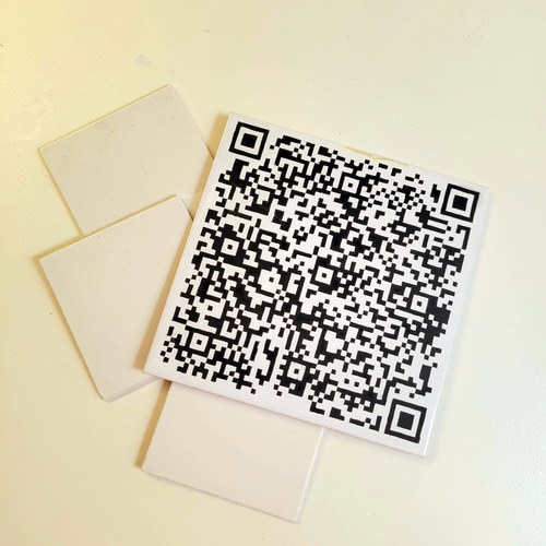 タイル QRコード その他インテリア雑貨 cakera 通販 16852135｜Creema