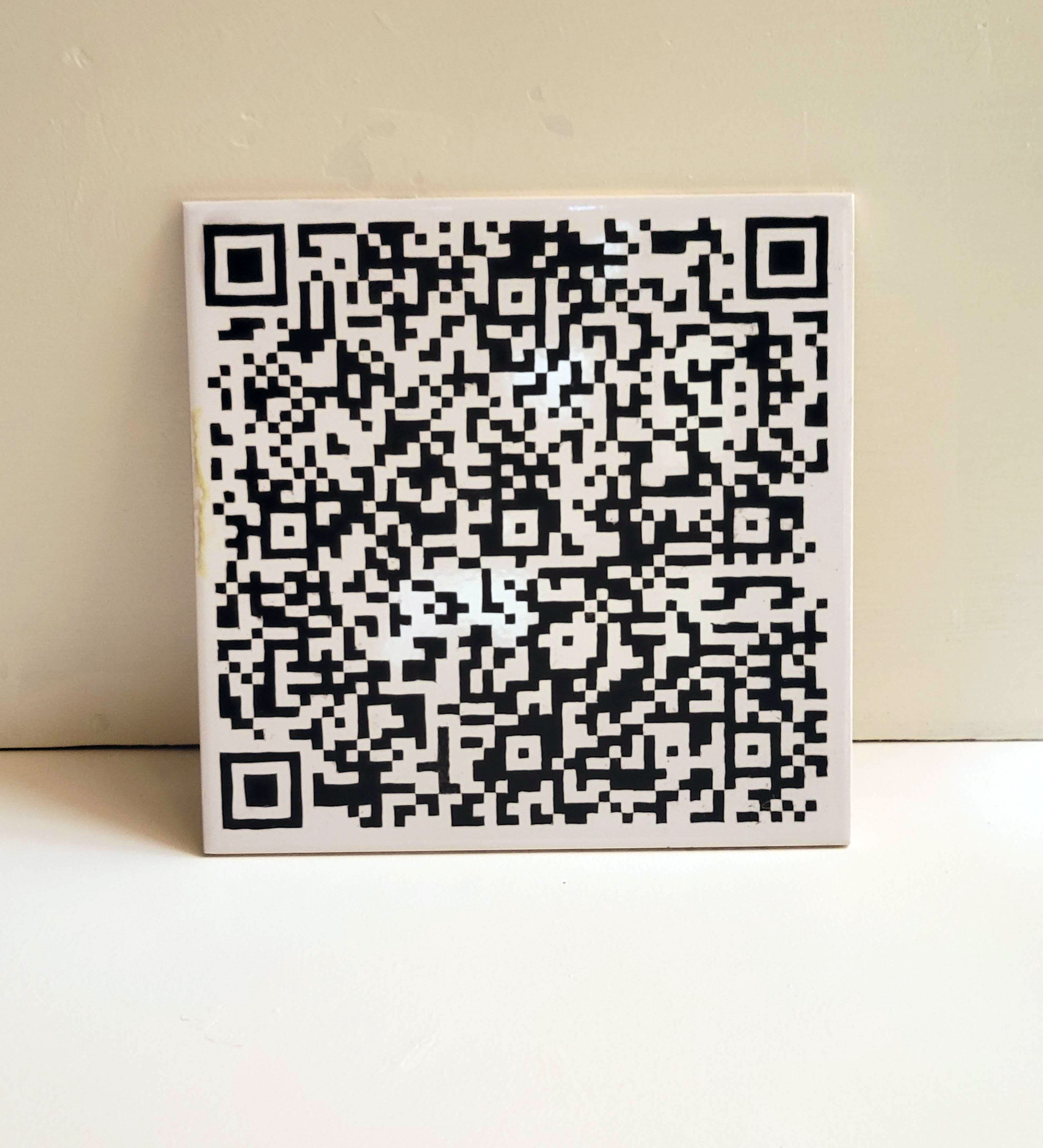 タイルＱＲ タイル QRコード その他インテリア雑貨 cakera 通販 16852135｜Creema