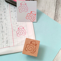 書き書きシマエナガちゃんのメモ枠』消しゴムはんこ はんこ・スタンプ