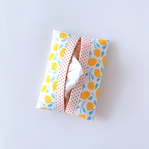 色違い昆虫柄②】お子様用ミニポケットティッシュカバー 【 サイズが