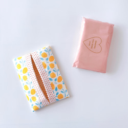 サイズが選べる 】《 ハニーレモン 》ポケットティッシュケース 花柄