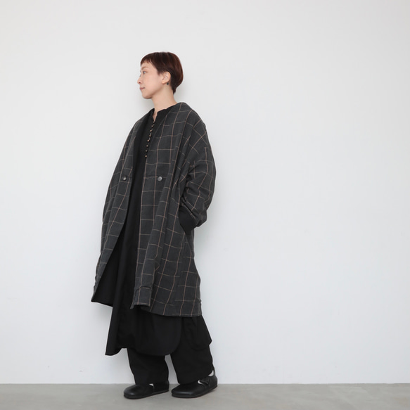 happy set /  Genderless RV coat × Caftan onepiece 2枚目の画像