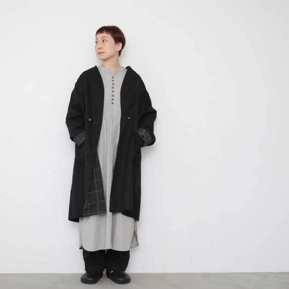 happy set /  Genderless RV coat × Caftan onepiece 1枚目の画像