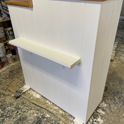 レジカウンター   送料込み 段差】カウンター レジ 幅90✖︎高さ105✖︎奥行き38センチ 机・デスク