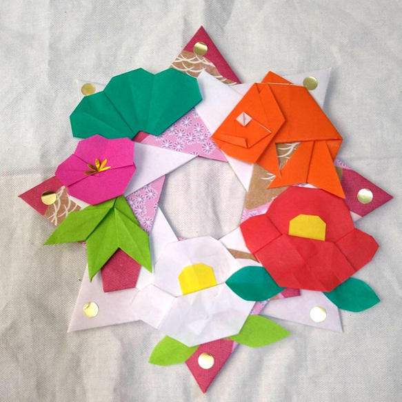 お正月・リース・折り紙 ・壁面飾り【☆送料無料☆】 その他インテリア