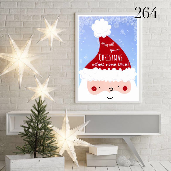 北欧　アート　クリスマス　くまさん⭐️ポスター⭐️A4 ポスター　北欧　アート　プレゼント　北欧　記念日　 15枚目の画像