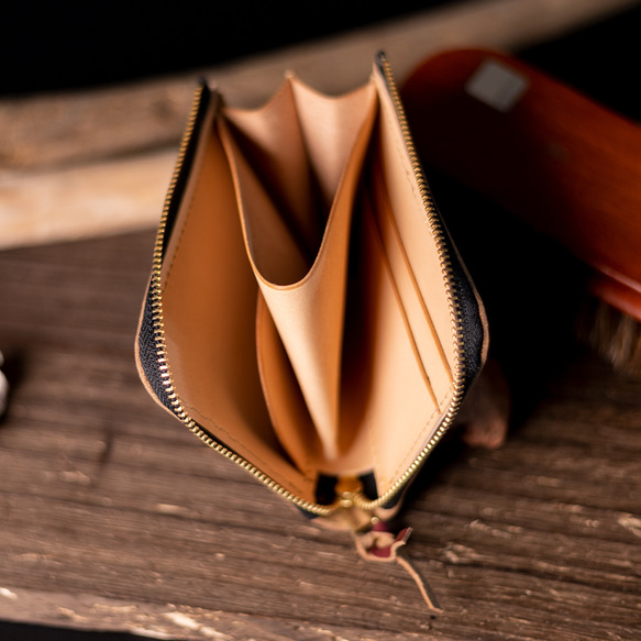 L字ファスナーミニ財布「Maruts」クロムエクセルレザーVer. L字ファスナーミニ財布 Maruts