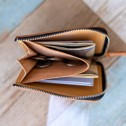 L字ファスナーミニ財布「Maruts」クロムエクセルレザーVer. その他ミニ