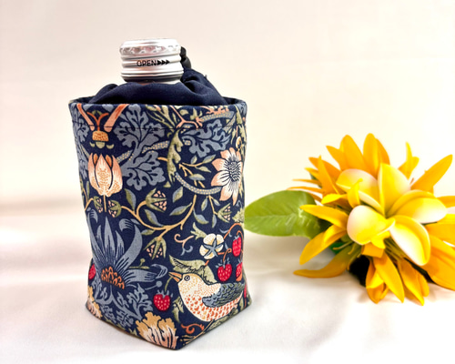 保温保冷 300mℓ ウィリアムモリス ミニサイズ ペットボトルホルダー お