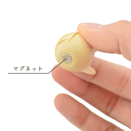 干支 辰 手のひらサイズの 木の置物 ( 小 ) たつ 2匹 セット