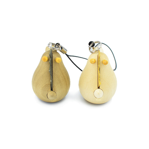 干支 寅 まる~い 木製ストラップ 辰【白たつ、緑たつ】干支 11枚目の画像