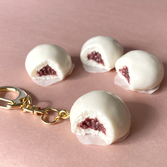 ♡ぶたまん♡　チャーム　フェイクフード　キーホルダー　樹脂粘土 ♡ぶたまん♡ チャーム フェイクフード キーホルダー 樹脂粘土