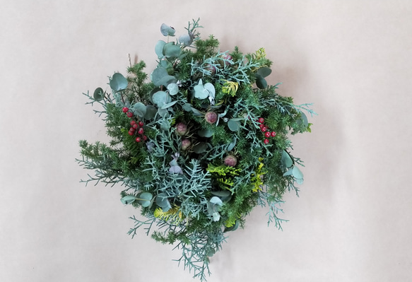 フレッシュクリスマスリース♫ リース fiore 通販 16853484