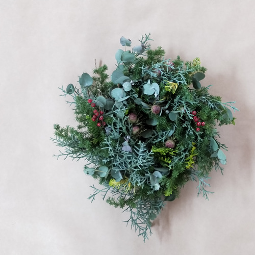 フレッシュクリスマスリース♫ リース fiore 通販 16853484｜Creema