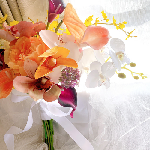 ♥セール☆ ♥ウェディングブーケ♥ブーケ ＊● 結婚式♥前撮り 受注 No.250 クラッチブーケ 結婚式 ウエディング 前撮り