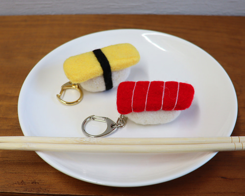 にこ様 参考写真 羊毛フェルト 寿司セット にこ様 参考写真 羊毛フェルト