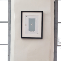 【アートポスター】北欧　ポスター　アート　写真　シンプル　モダン　ブルー　空　雲　子供　かわいい　抽象　黒　英字 2枚目の画像