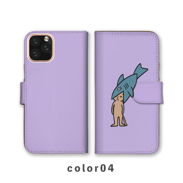 Shark 鯊魚貓 暗色超現實智慧型手機保護殼 相容於所有型號筆記本型卡片儲存 NLFT-BKCS-13y 第5張的照片