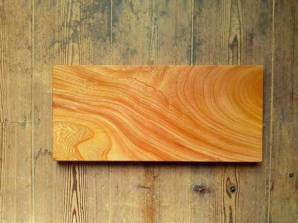 【木製看板製作】 欅 22.5cm×49cm 5枚目の画像