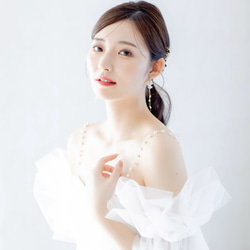 MA197 ヘッドドレス ブライダル ヘアアクセサリー リーフ カチューシャ ゴールド  結婚式 花嫁　 2枚目の画像