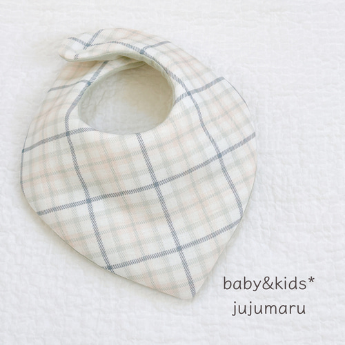 累計1万枚突破！人気のスタイ】シンプルチェック／バンダナスタイ  