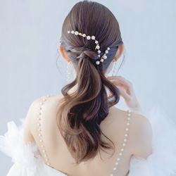 MA198 ヘッドドレス ブライダル ヘアアクセサリー リーフ カチューシャ ゴールド  結婚式 花嫁　 1枚目の画像