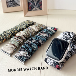 Morris AppleWatch band   ウィリアムモリス　アップルウォッチくしゅくしゅバンド　特典付き♡ 1枚目の画像