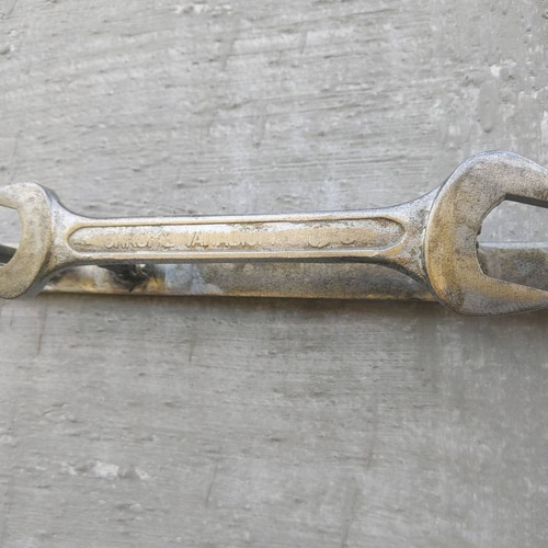 【一点物】スパナドアハンドル｜アイアン工具インダストリアル溶接ハンドメイド ドアハンドル Wrought Iron (ロートアイアン) HW1401-B SHINEI その他
