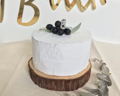 シンプル1段！】洗えるクレイケーキ 雑貨・その他 cake_toki 通販