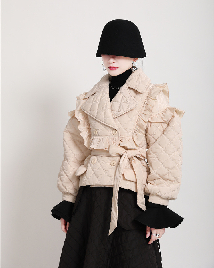 キルティングコート レディース