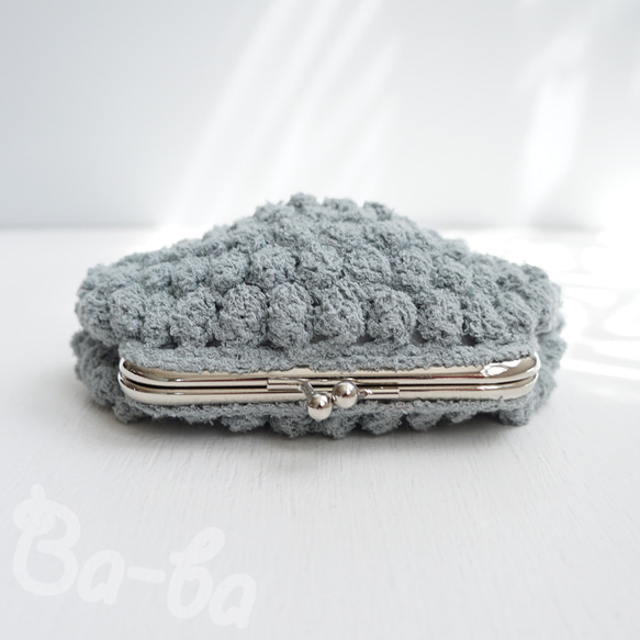 Ba-ba handmade Popcorn crochet coinpurse No.C1680 第2張的照片