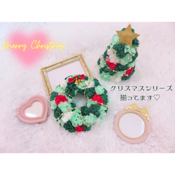 ペパナフラワーのクリスマスリース⋆*✩ 4枚目の画像