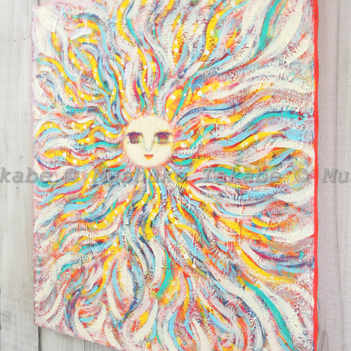calm and cool sun]#原画 #アート #絵画 #インテリア 絵画
