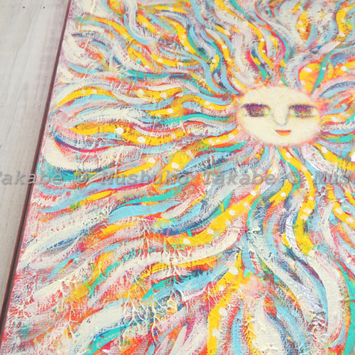 calm and cool sun]#原画 #アート #絵画 #インテリア 絵画