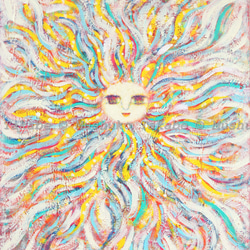 calm and cool sun]#原画 #アート #絵画 #インテリア 絵画