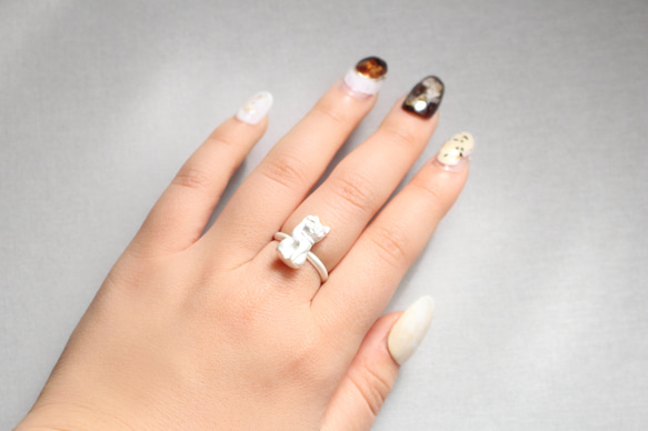 maneki neco ring ＊free size 4枚目の画像