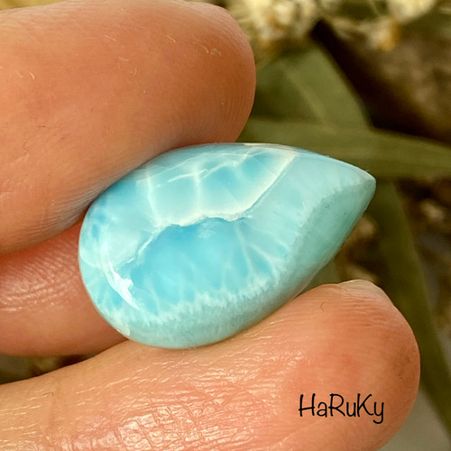 カリブの宝玉 海の色を持つミネラル♢ラリマー ルース 25 天然石 天然