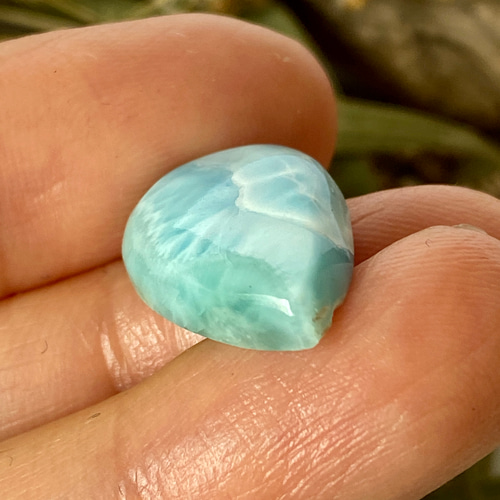 ラリマールース カリブの宝玉 海の色を持つミネラル♢ラリマー ルース 25 天然石