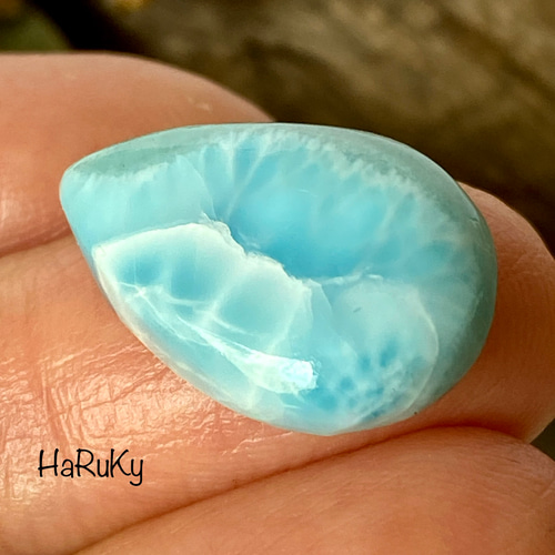 カリブの宝玉 海の色を持つミネラル♢ラリマー ルース 25 天然石 天然