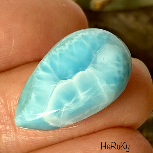 カリブの宝玉 海の色を持つミネラル♢ラリマー ルース 25 天然石 天然