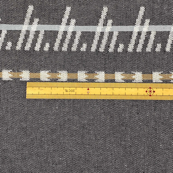 【生地幅150×1ｍ単位】メーカー直送 天然素材 綿100％ 生地 民族調柄「ブラック」カット販売  クラフト 手芸材料 4枚目の画像