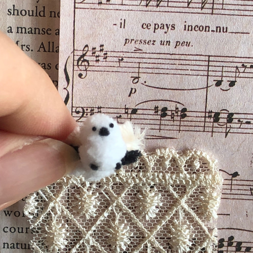 海外作家様作　アートドール　ハイエナの子供 ミニチュア 極小 シマエナガ モールアート ぬいぐるみ U 通販 16855104