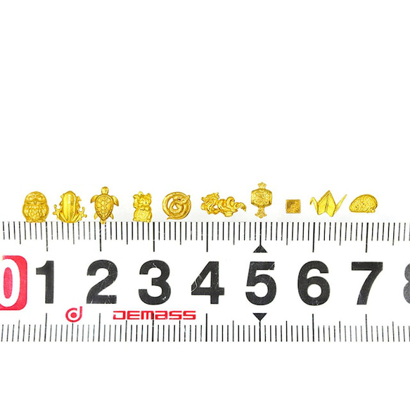 【純金 龍のお守り(大)約1g】御守り　金に恵まれる運・ 厄を除ける・幸運 5枚目の画像