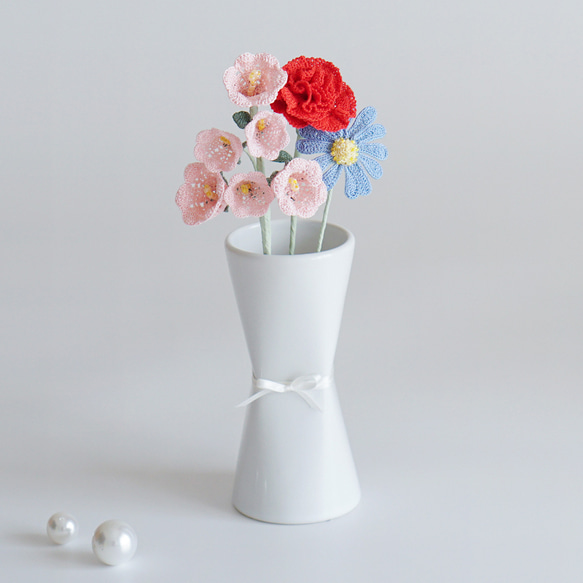 クロッシェフラワーブーケ】少女の花摘み アートフラワー Ayane 通販