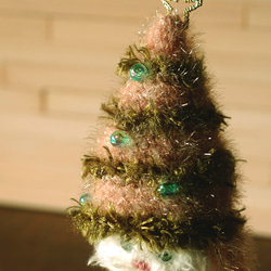 クリスマスツリー型帽子Mサイズ用（ゴールドグリーン／ベージュブリーン） 9枚目の画像
