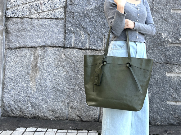 <50%OFFSALE>guardant 6color ノットトートバッグ RED 16枚目の画像