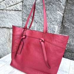 <50%OFFSALE>guardant 6color ノットトートバッグ RED 5枚目の画像