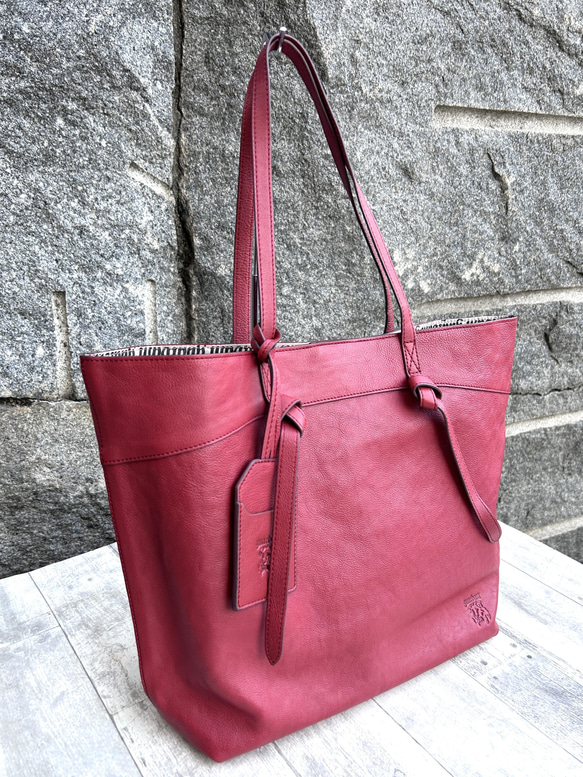 <50%OFFSALE>guardant 6color ノットトートバッグ RED 4枚目の画像